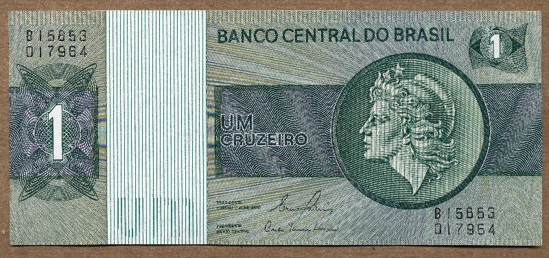Commems-Collection-Currency:-1980-Brazil-Um-Cruzeiro