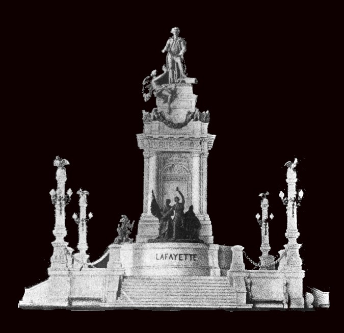 Commems-Collection-Classic:-1900-Lafayette-Memorial---First-Monument-Design