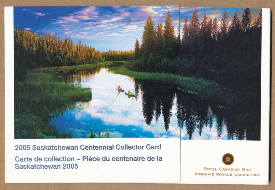 Commems-Collection-Canadian:-2005-Saskatchewan-Centennial-Silver-$5---Coin-2-Of-12