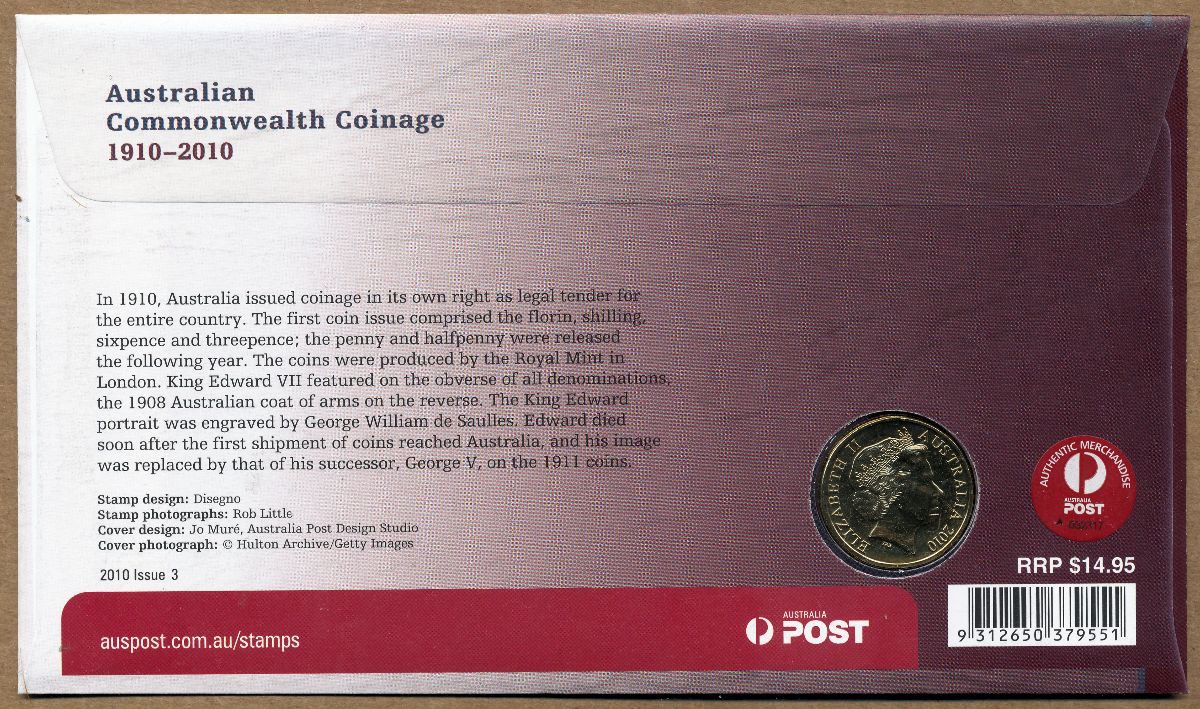 Commems-Collection-Philately-Friday:-#09---2010-Australia-Coinage-Centennial