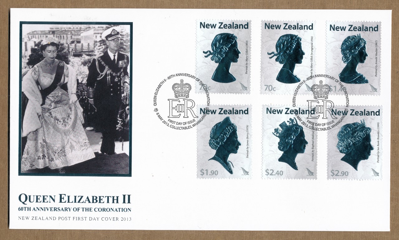 Commems-Collection-Philately-Friday:-#10---2013-New-Zealand-Queen-Elizabeth-II-Portraits