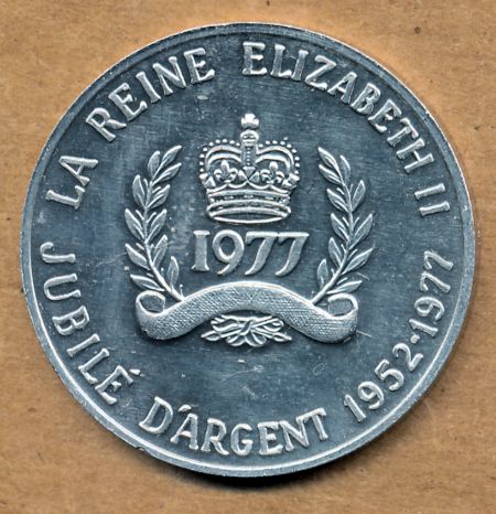 Commems-Collection-Canadian:-1977-Queen-Elizabeth-II--Silver-Jubilee---Silver-Dollar
