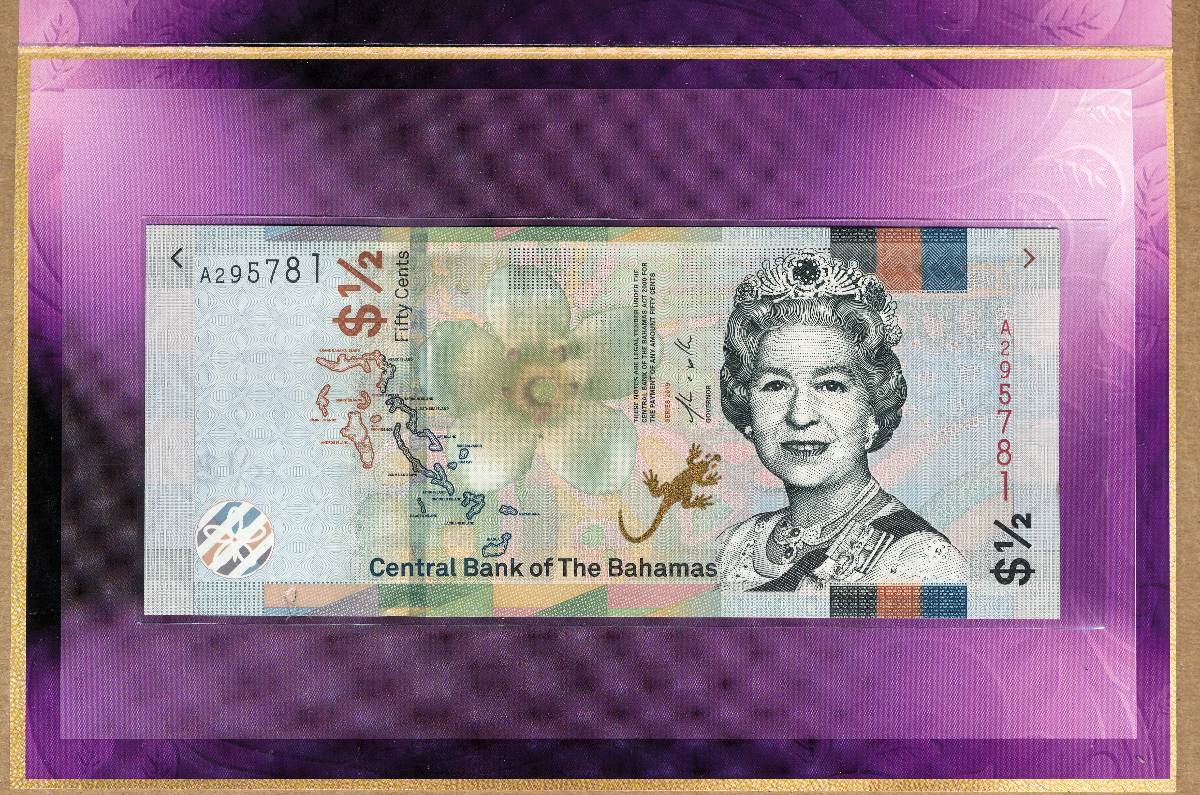 Commems-Collection-Currency:-Bahamas-50-Cents-Notes