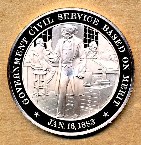 Commems-Collection-Medals:-1883-1983-Pendleton-Civil-Service-Act