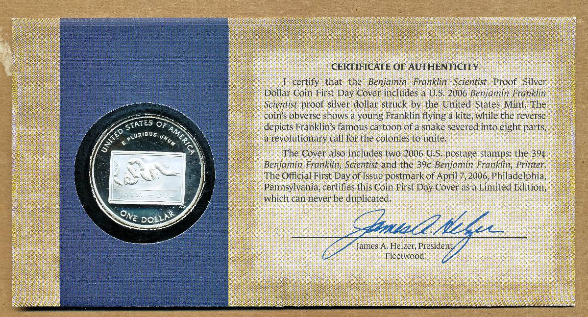 Commems-Collection-Modern:-2006-Benjamin-Franklin-Tercentenary---Part-III-/-The-Coins