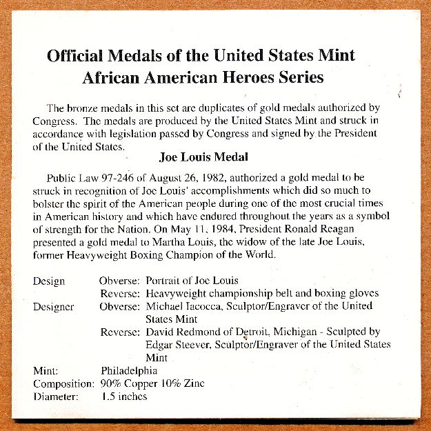 Commems-Collection-Medals:-African-American-Leaders-Set