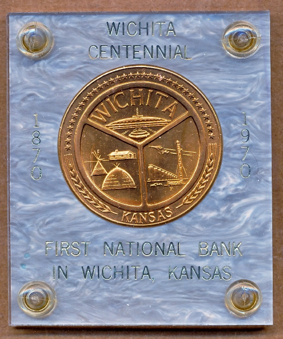 Commems-Collection-Medals:-1970-Wichita,-Kansas-Centennial----The-Medal