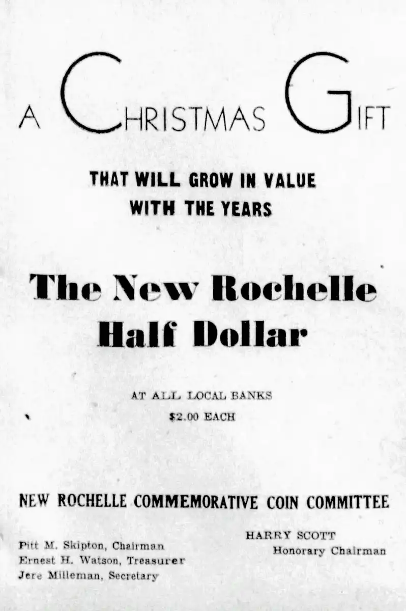 Commems-Collection-Classic:-1938-New-Rochelle,-NY-250th-Anniversary---Advertisements-#2