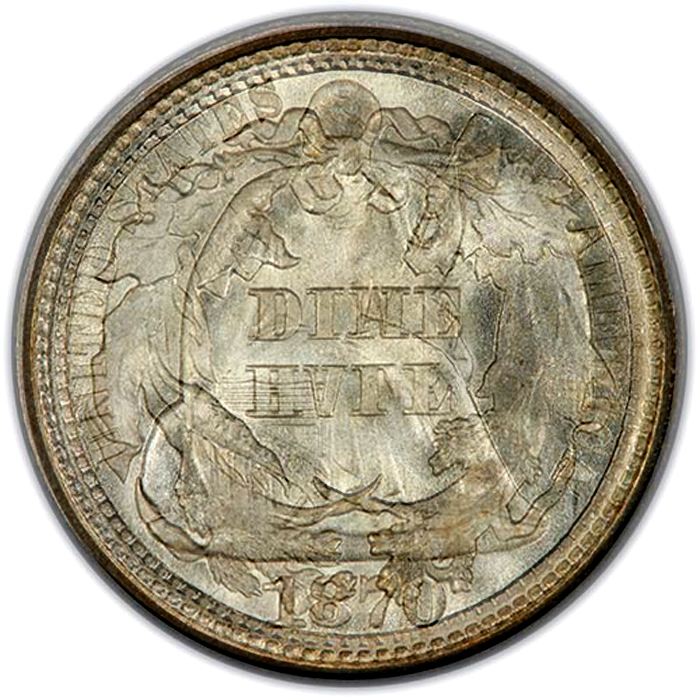 1854-Liberty-Seated-Half-Dime---Nice-Clash-OBV-&-Rev