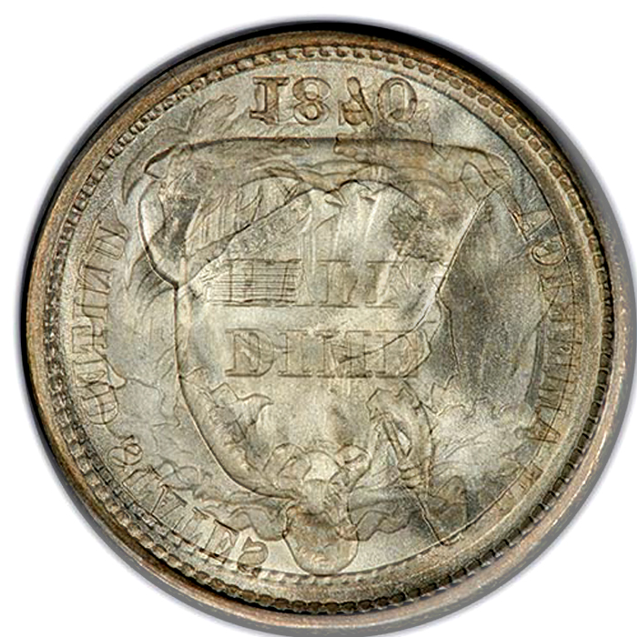 1854-Liberty-Seated-Half-Dime---Nice-Clash-OBV-&-Rev