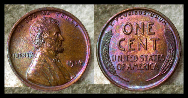 Multi-Color-Penny