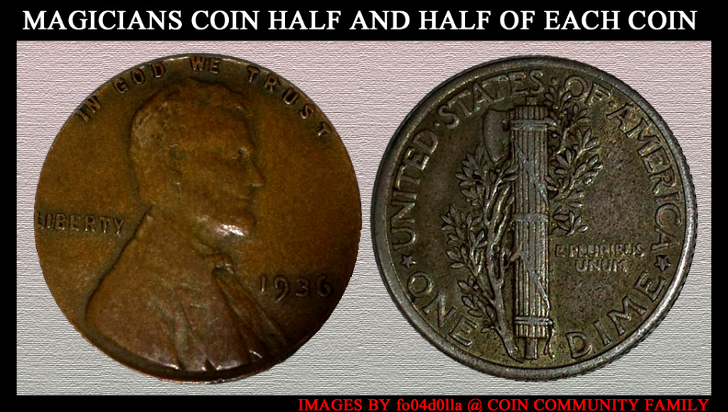 1935-Lincoln-Cent-Error-/-Mercury-Dime-Reverse.