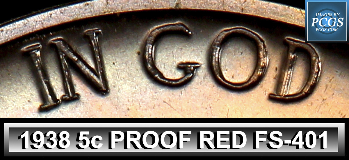 1938-Proof-Nickels-:-Re-Engraved-Dies-Red