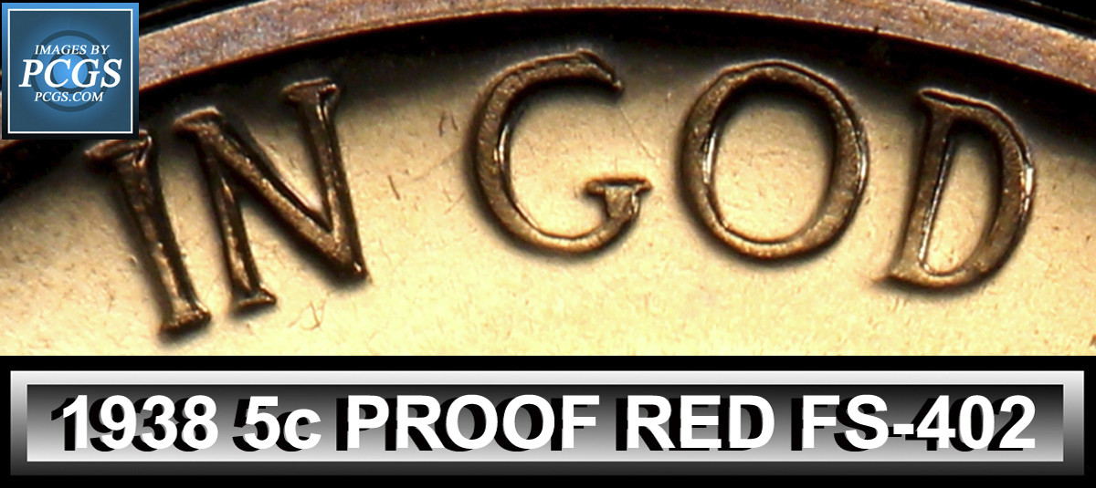1938-Proof-Nickels-:-Re-Engraved-Dies-Red