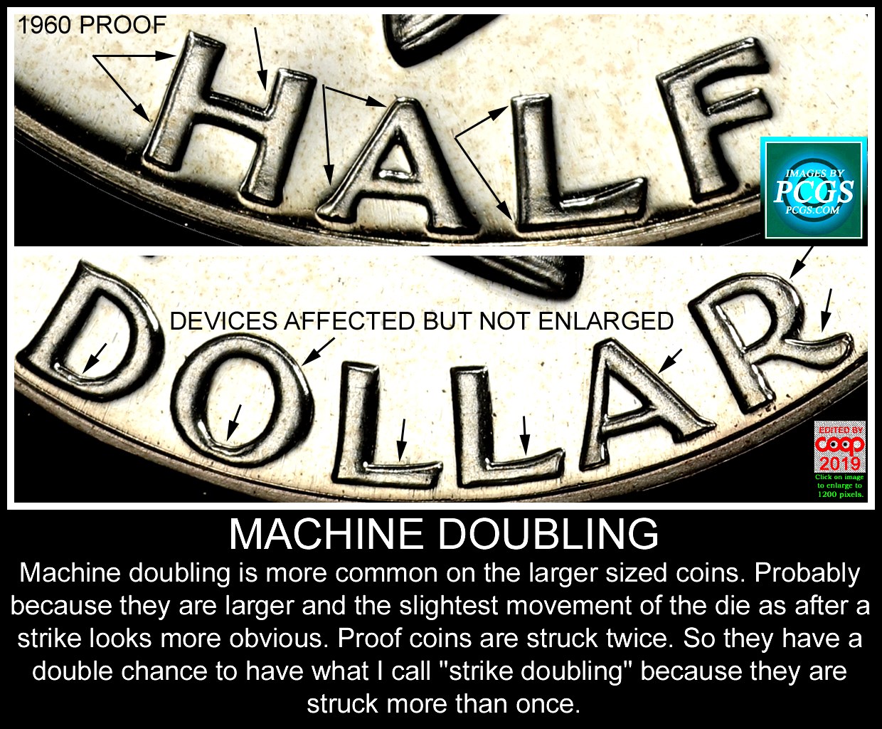 1960-Franklin-Half-PR-67-Machine-Doubling