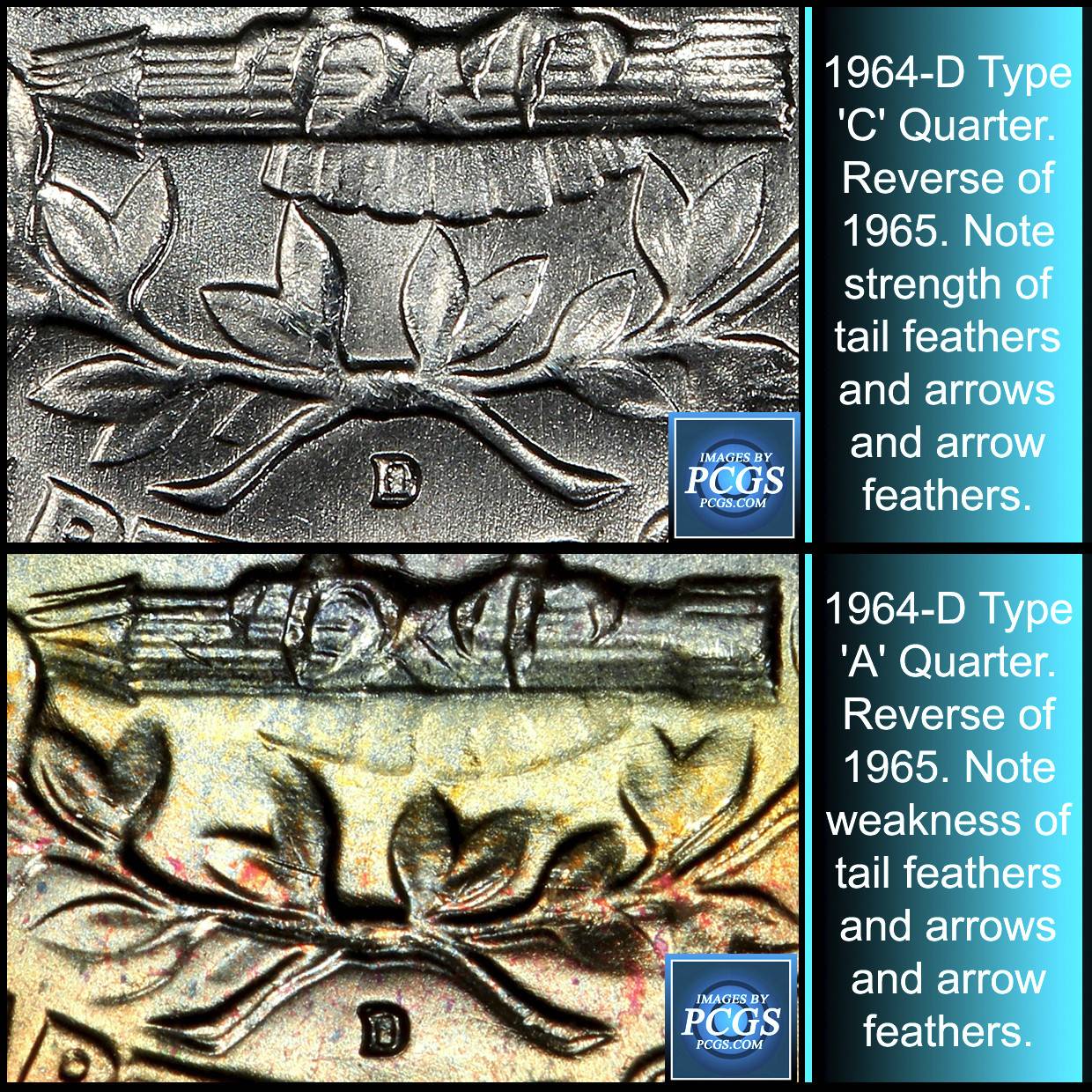 1964-D-Washinghton-Quarter-Type-C