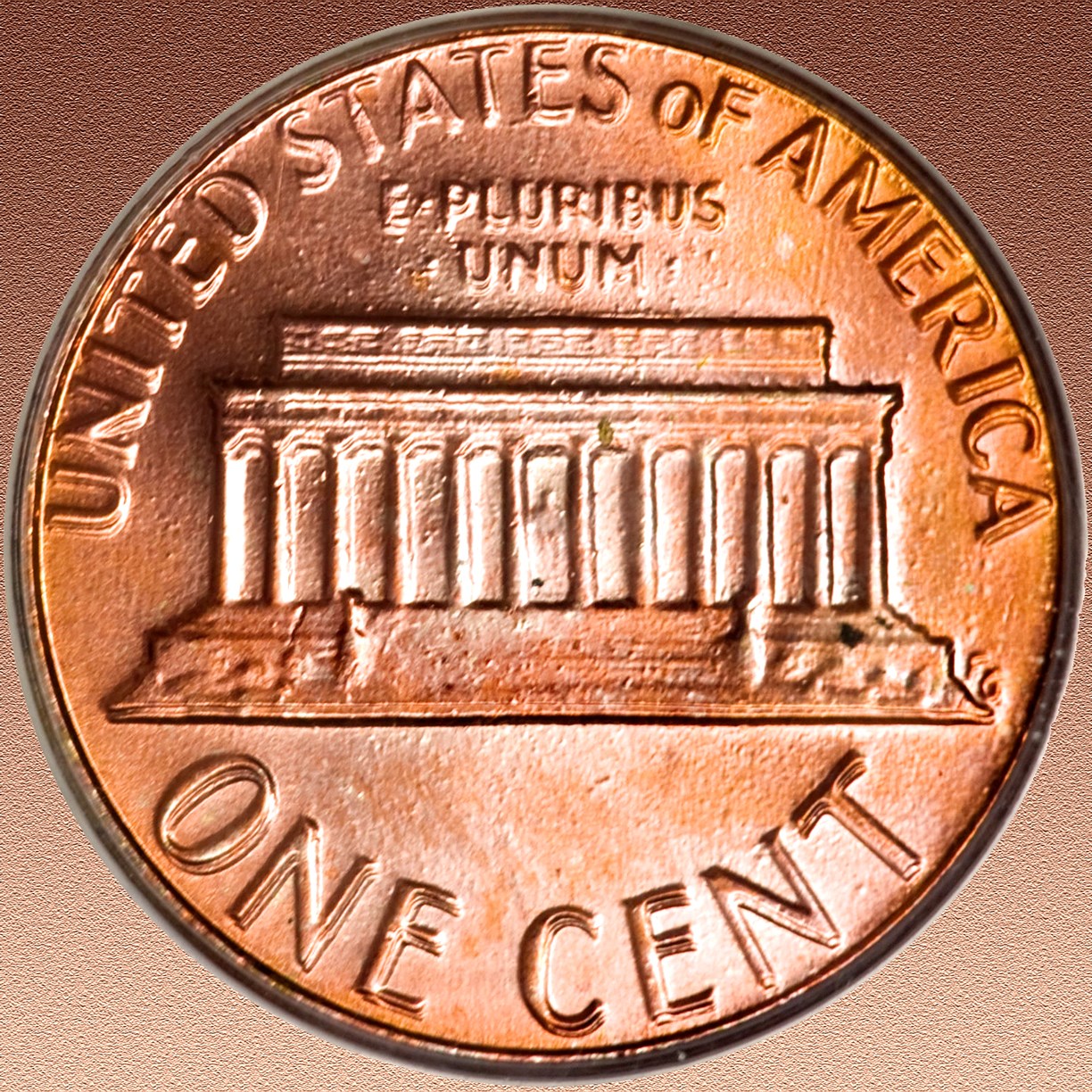 1965-Lincoln-Penny-Red-With-Split-Serif?