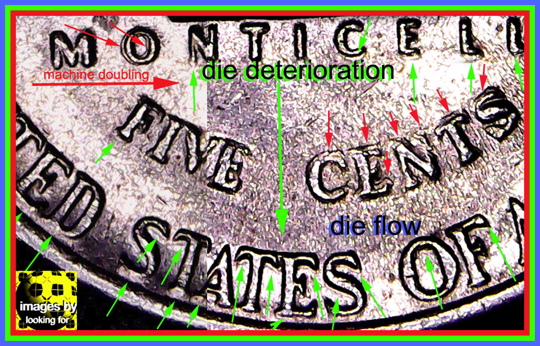 1986-P-Nickel---Lettering-On-Reverse