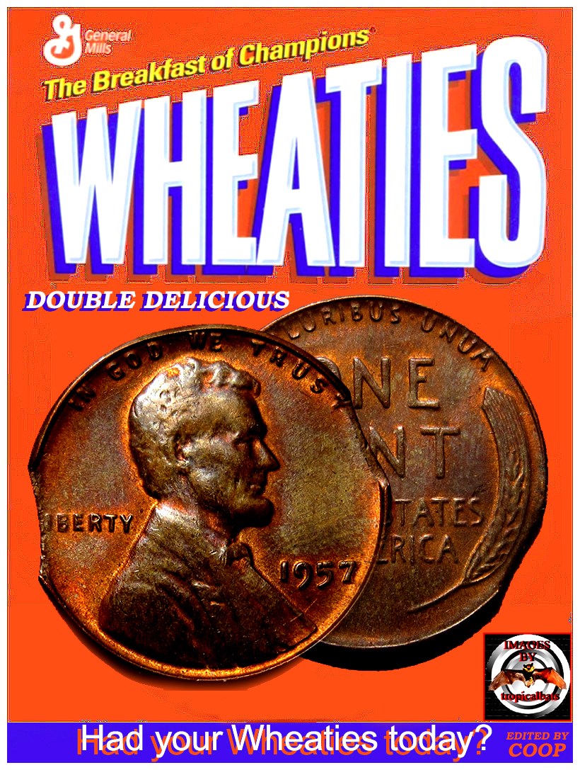 1957-Lincoln-Wheat-Cent-Mint-Error---Double-Clip