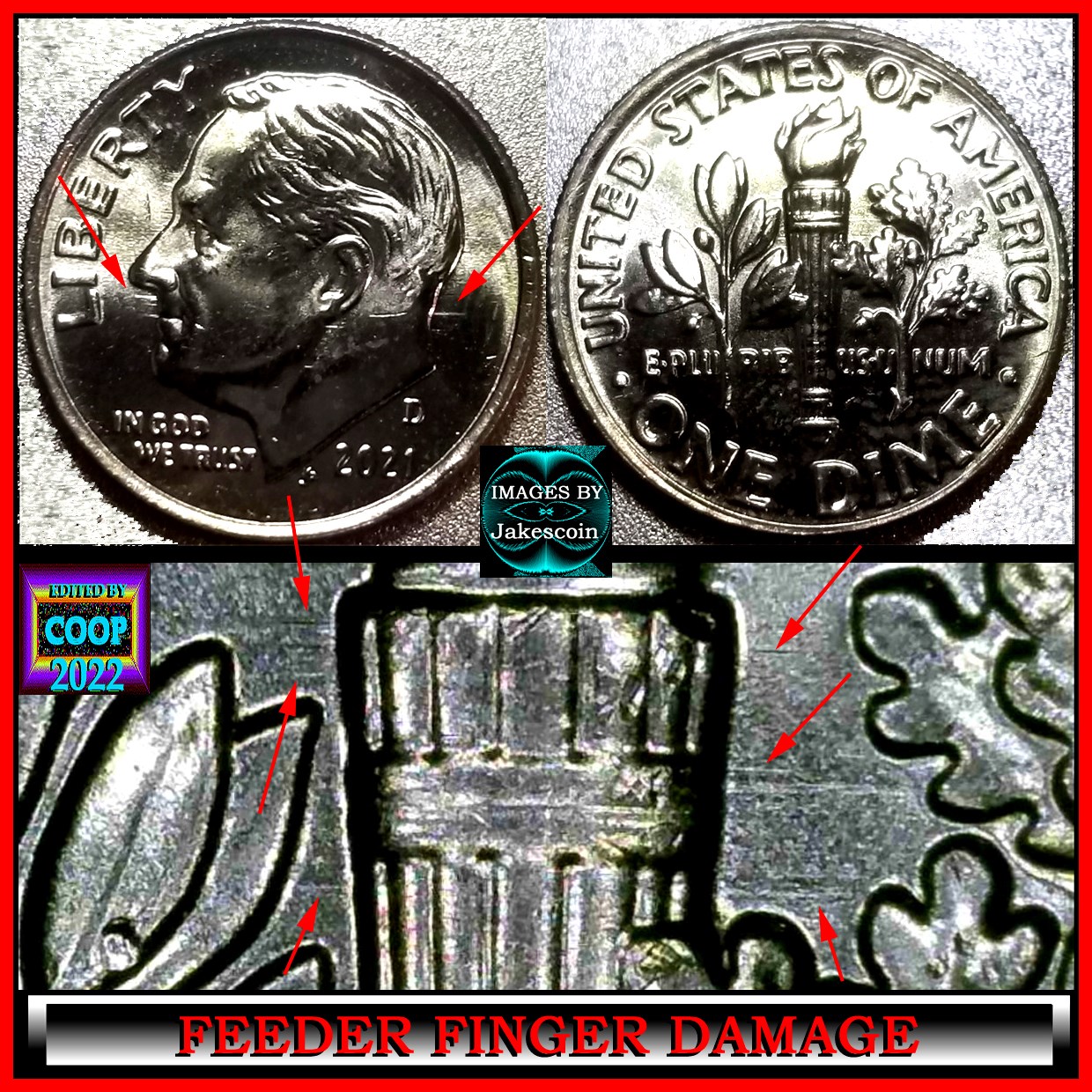 2021-P-10c-With-Multiple--Obverse-Die-Cracks-And-Chips
