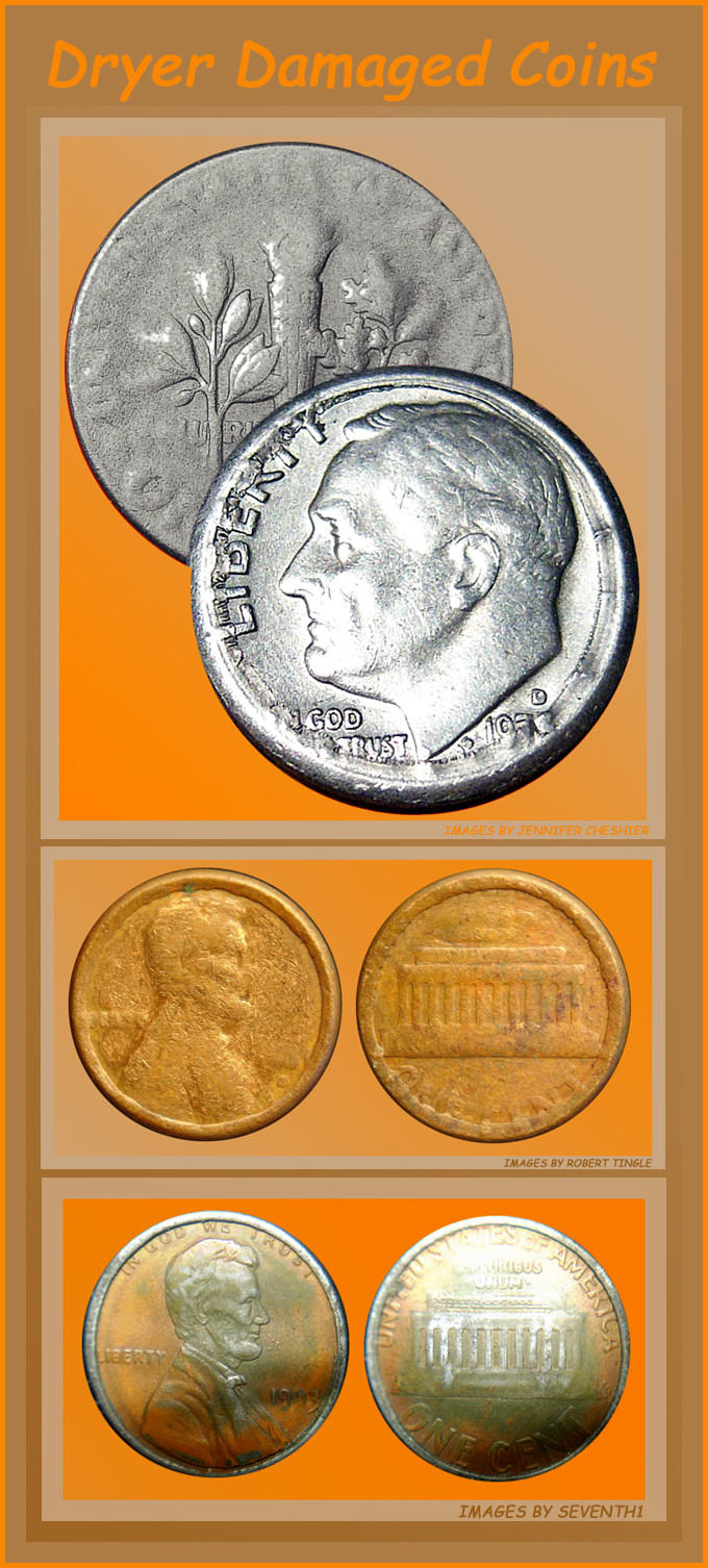 Dryer-Coins-Explained-With-Image-Gallery,-Many-Pictured,-Some-Extreme