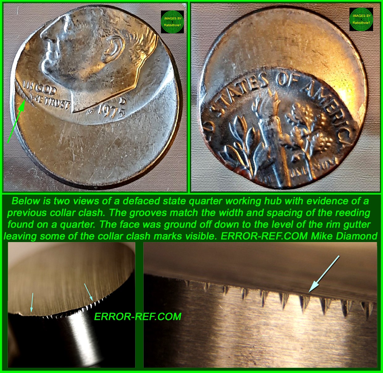1999-D-Washington-Quarter-Delaware-Reed-Showing-On-Left-And-Right-Of-Obverse