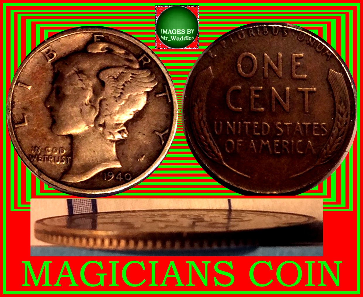 1940-Dime-With-Penny-Planchet