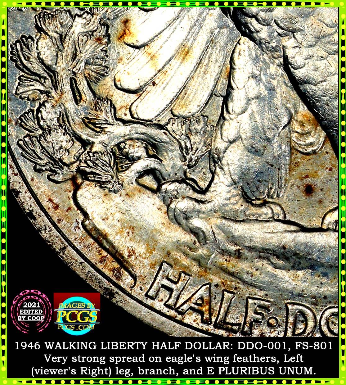 1946-Walking-Liberty-Half-Dollar-Doubled-Die-DDR-001,-FS-801