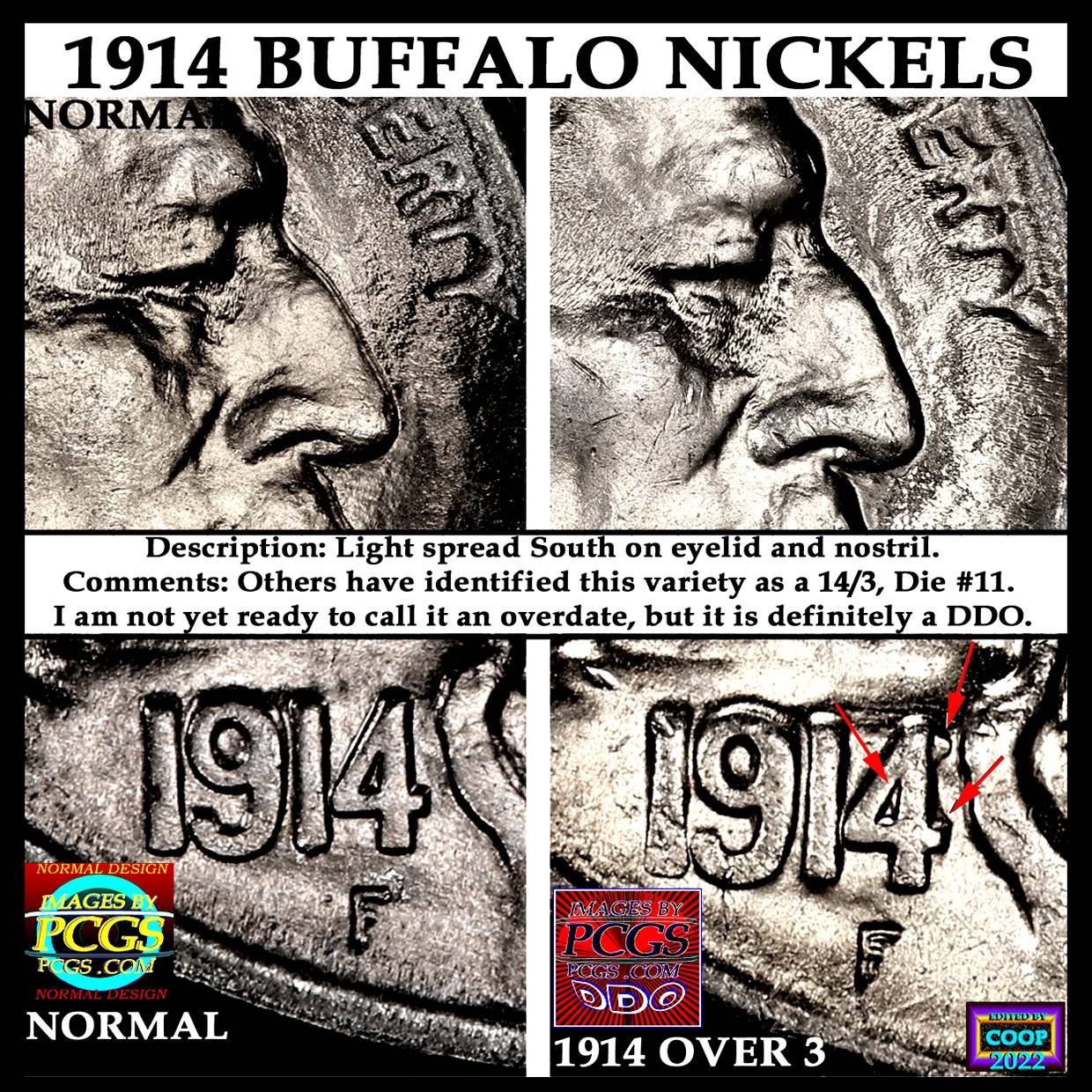 1914-Nickel-Variety/-ErrorS