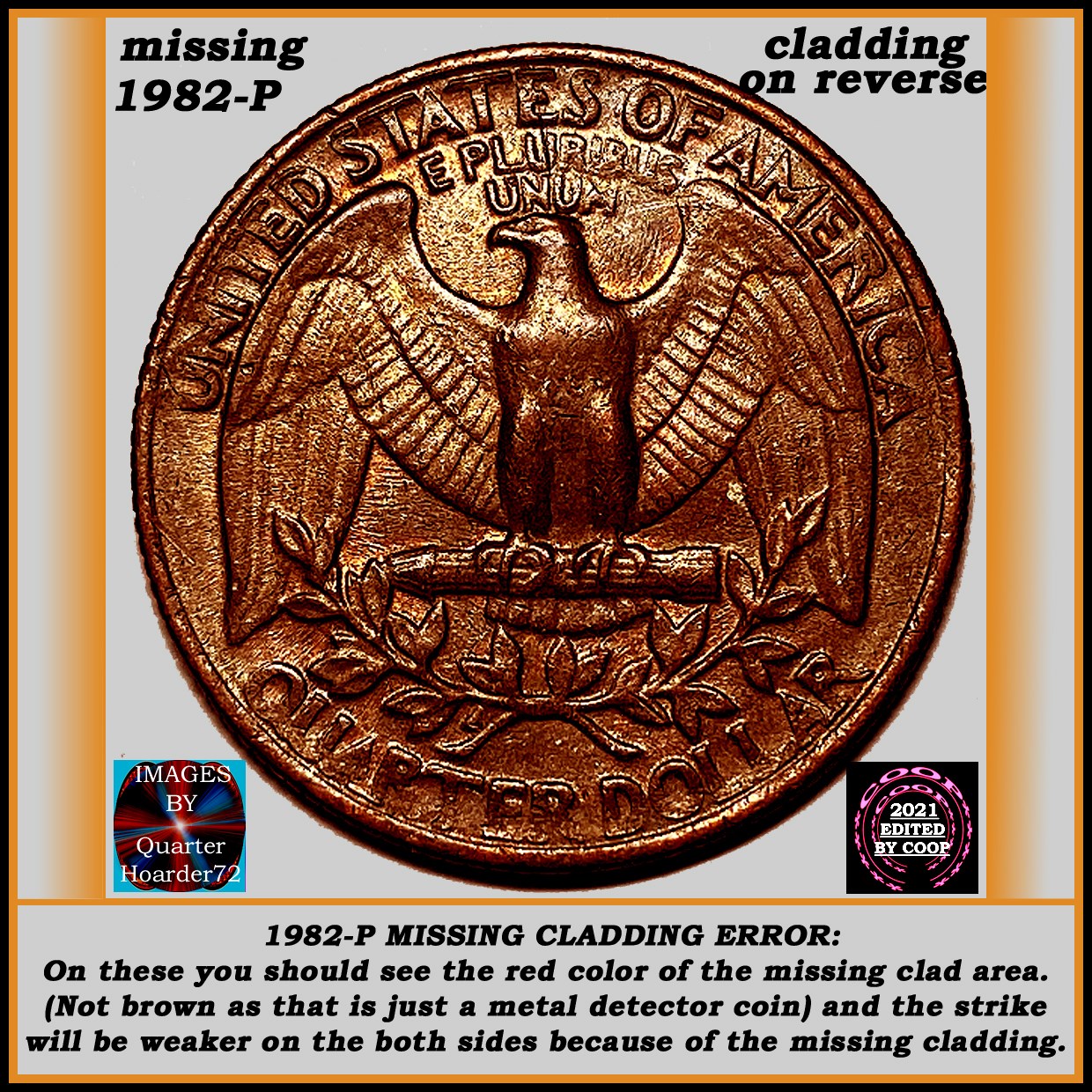 1982-P-Washington-Quarter-Reverse-Missing-Clad-Layer