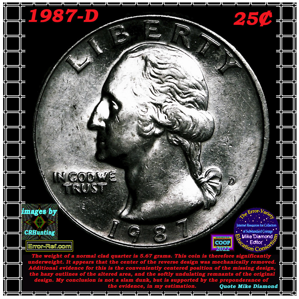1987-D-Quarter-With-Crazy-Strike-Through