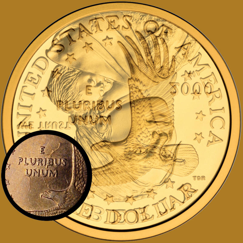 Casagawea-Dollar---Clashed-Dies-Before-And-After-Polishing?