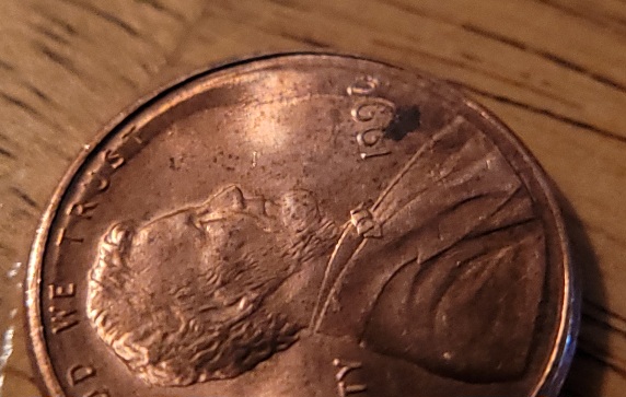 1990-No-Mint-Mark-Penny,-Odd-Error-And-Possibly-A-Fingerprint?