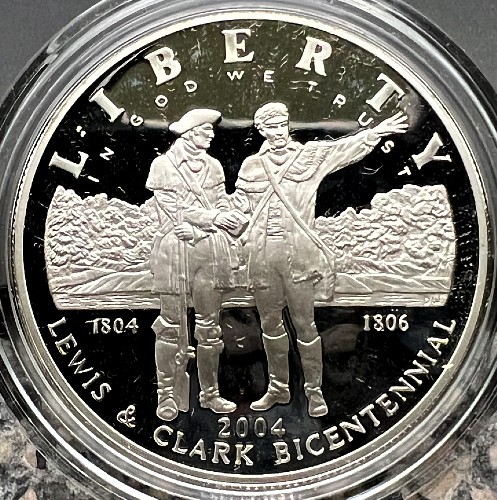 2004-P-Lewis-And-Clark-Bicentennial-Unc-Silver-Dollar