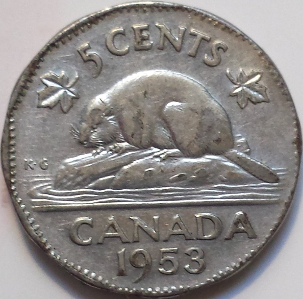 1953-Canadian-5c-KM50?