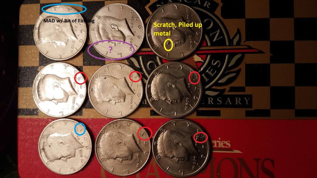 Kennedy-Half-Dollar-Strike-Through-And-Other-Errors,-I-Can't-Tell-For-Sure