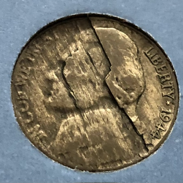 1944-P-Nickel-—-Or-What's-Left-Of-It-After-Lamination-Drama