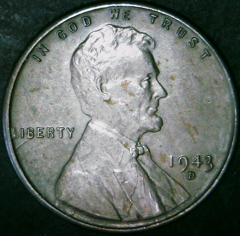 1943-P-Wheat-Cent-With-Unusual-Pre-Cuds-And-RIDBs