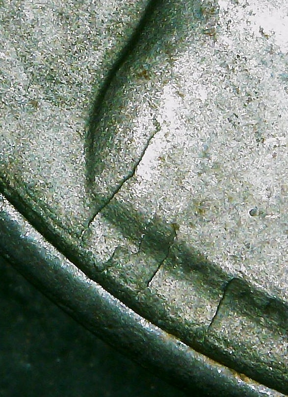 1943-P-Wheat-Cent-With-Unusual-Pre-Cuds-And-RIDBs