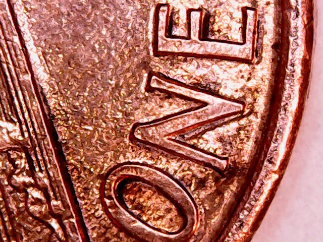 1991-D-Lincoln-Memoral-Penny,-Machine-Doubling-And-Actual-Doubling