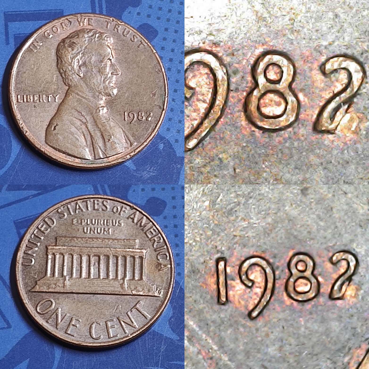 1982-P-Lincoln-Cent-With-Pinched-