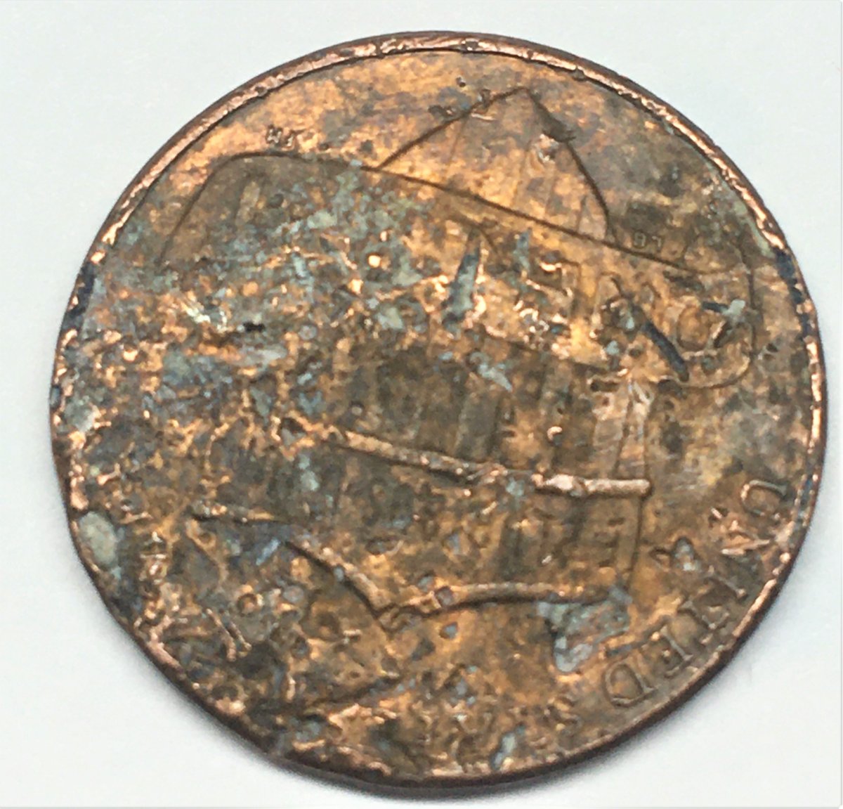 Pretty-Rough-But-Memorial-Stamped-On-Obverse-With-Shield-On-Back