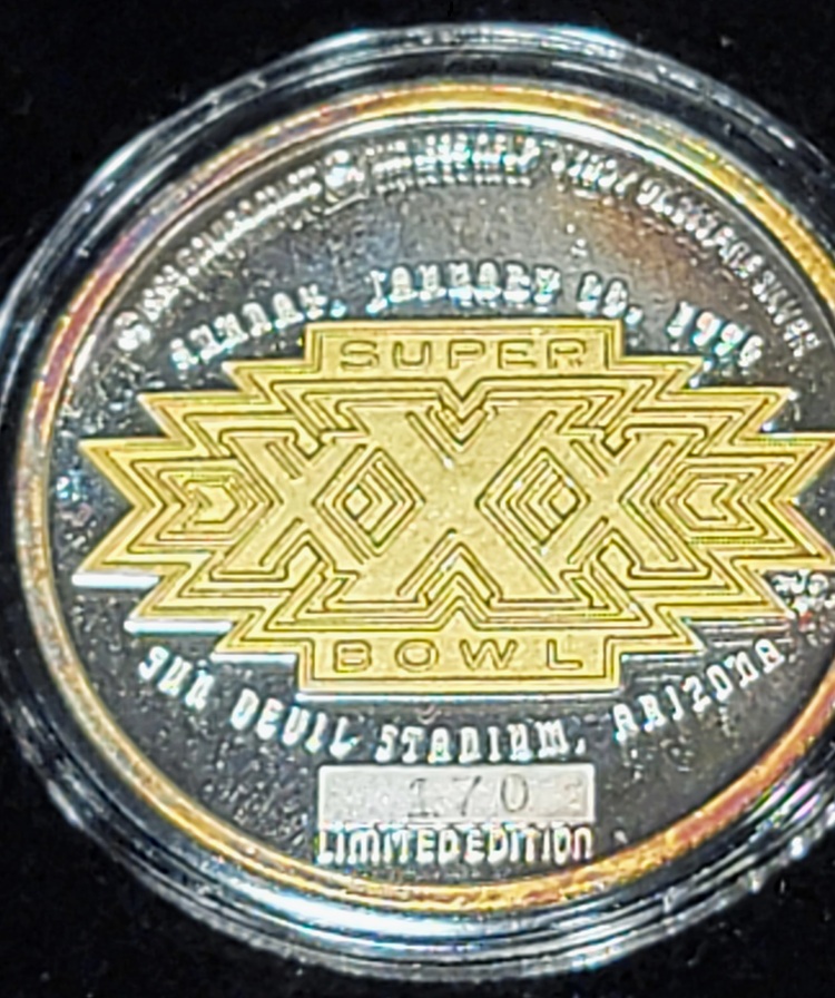 Super-Bowl-Xxx-Commemorative-Silver-Coin-Set-&-Babe-Ruth-.999-Silver-1/2-Troy-Pound-Baseball-Card