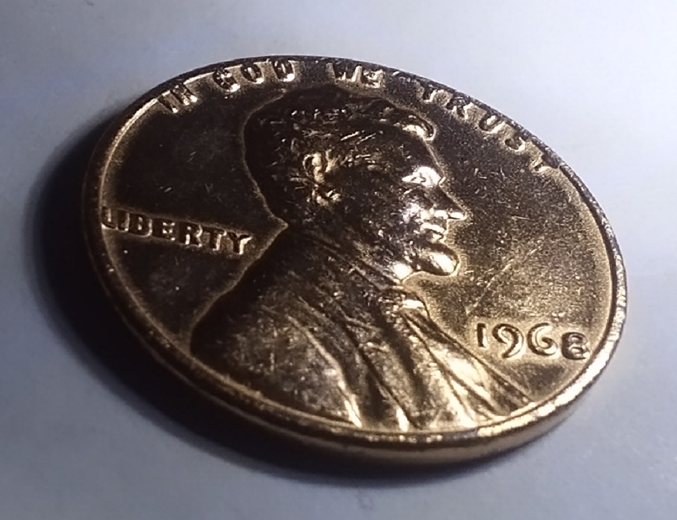 1968-No-Mint-Mark-Gold-Color-Lincoln-Penny-3.0g?