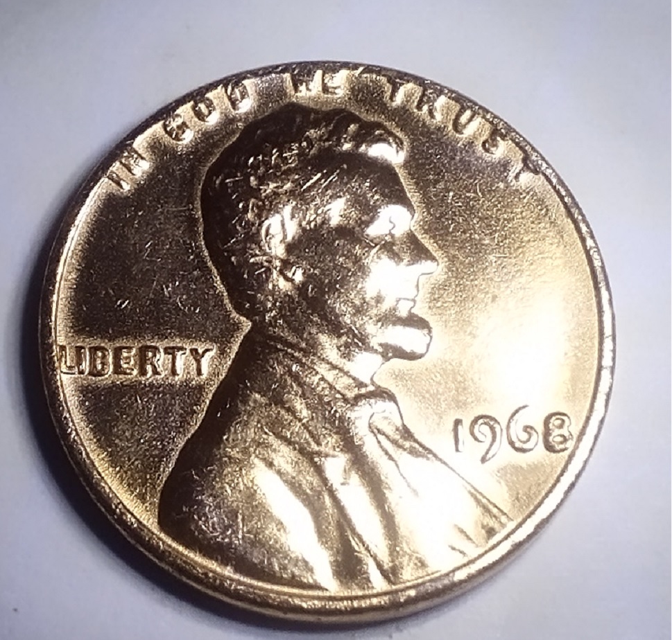 1968-No-Mint-Mark-Gold-Color-Lincoln-Penny-3.0g?