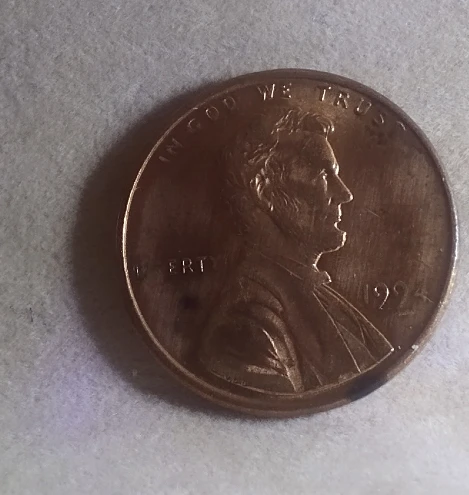 1994--Lincoln-Penny-With-Missing-Letters-On-Obverse
