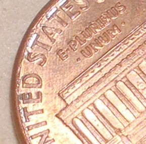 1992-Lincoln-Penny-With-A-Crazy-Ear-,-And-Crazy-Letters-On-Reverse