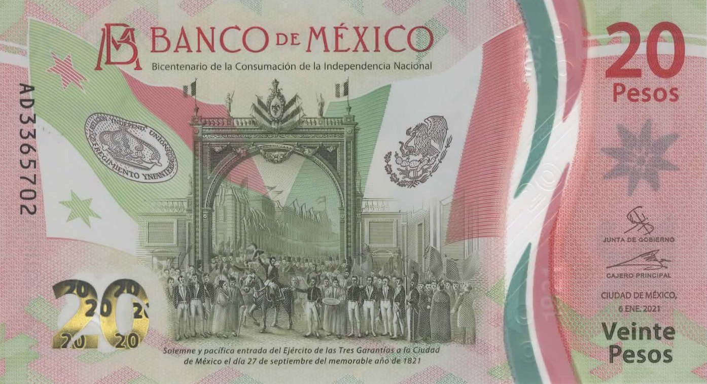 The-New-&-Last-20-Peso-Banknote-From-Mexico-Is-Also-The-First.