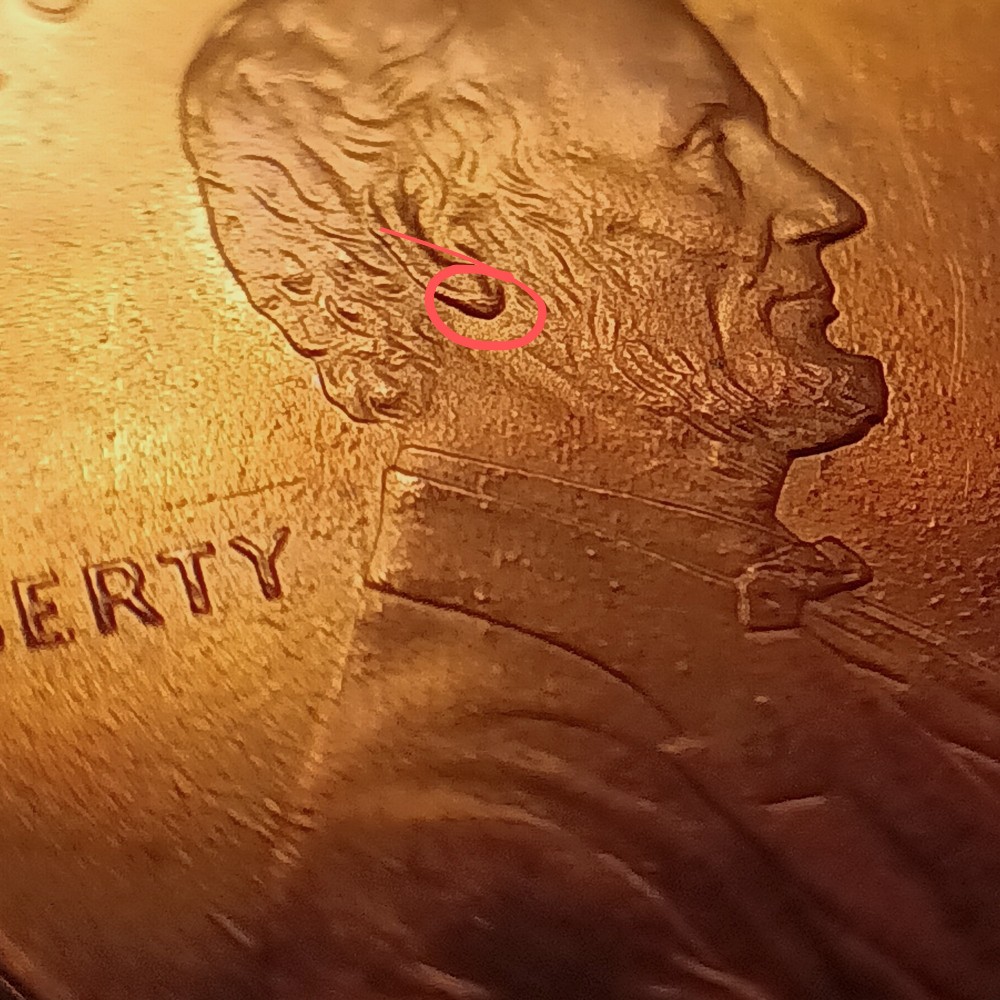 1996-P-Lincoln-Cent-Possible-Double-Ear-Or-Plating-Bubble