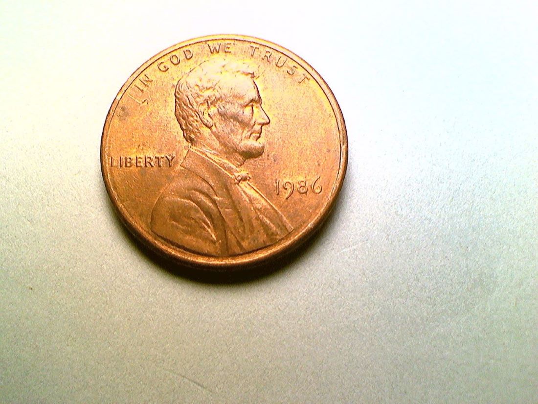 1986-Penny-With-Die-Crack-On-Reverse